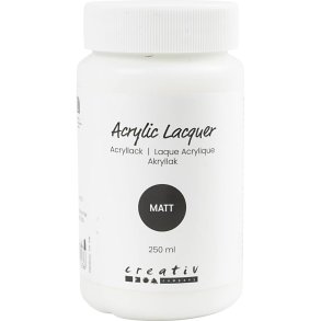 Akryllak, mat, 250 ml/ 1 fl.