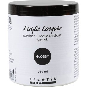 Akryllak, blank, 250 ml/ 1 fl.