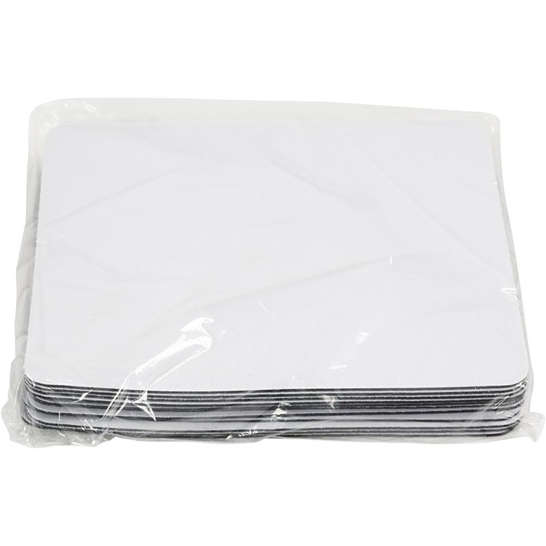 Musem&aring;tter, str. 20x24 cm, hvid, 12 stk./ 1 pk.