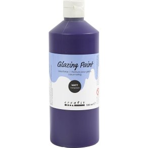 Lasurmaling, mat, transparent, violet, 500 ml/ 1 fl.