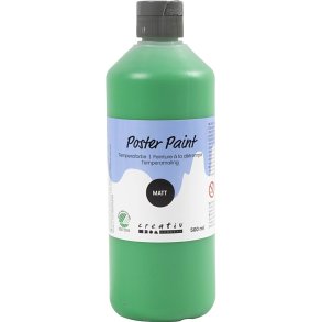 Temperamaling, mat, halvd&aelig;kkende, gr&oslash;n, 500 ml/ 1 fl.