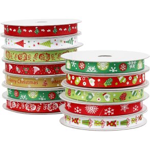 Juleb&aring;nd, B: 10 mm, 36 m, 12x3 m/ 1 pk.