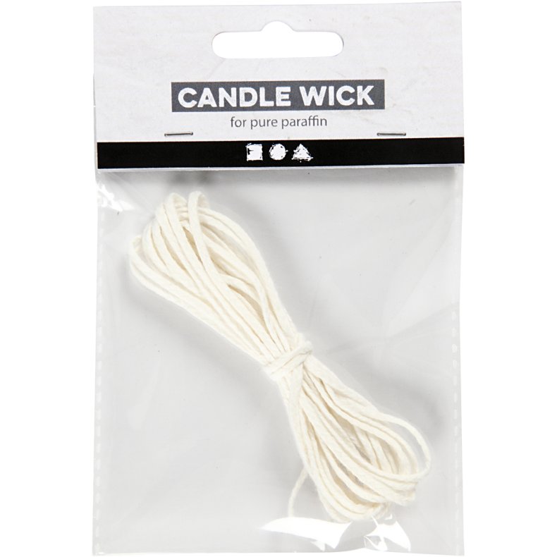 V&aelig;ge, Passer til dyppelys (diam. 30 mm) og st&oslash;belys (diam. 80-100 mm) , B: 2 mm, 100 g, 3 m/ 1 pk.