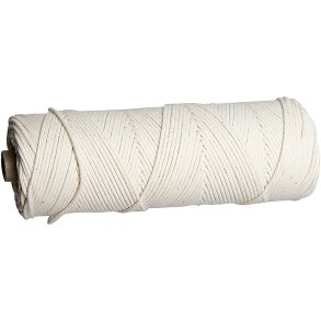 Væge til bivoksplader, Anvend til lys med bivoksplader, nr. 3, tykkelse 2-3 mm, 100 g, 80 m/ 1 rl.