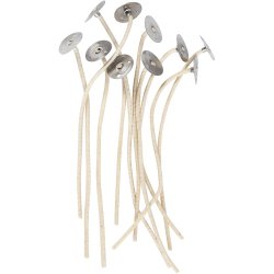 V&aelig;ger til lys i beholder, Passer til beholdere p&aring; 20-65 mm i diam., L: 110 mm, tykkelse 2 mm, 10 stk./ 1 pk.