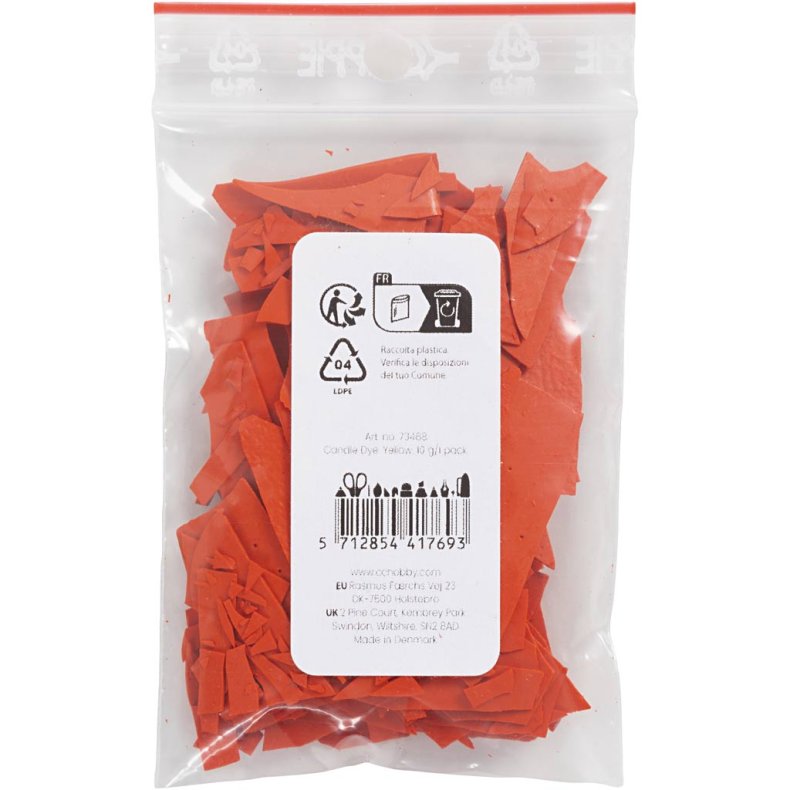 Lysfarve, gul, 10 g/ 1 pk.