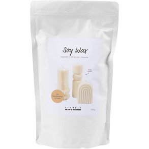 Soyavoks, Til fritstående lys, creme, 500 g/ 1 pk.