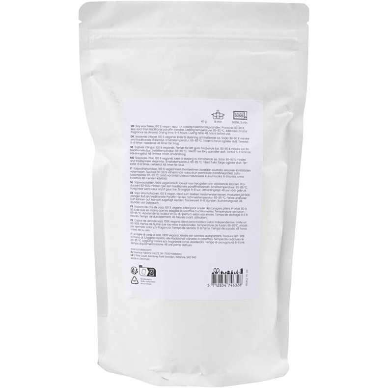 Soyavoks, Til fritst&aring;ende lys, creme, 500 g/ 1 pk.