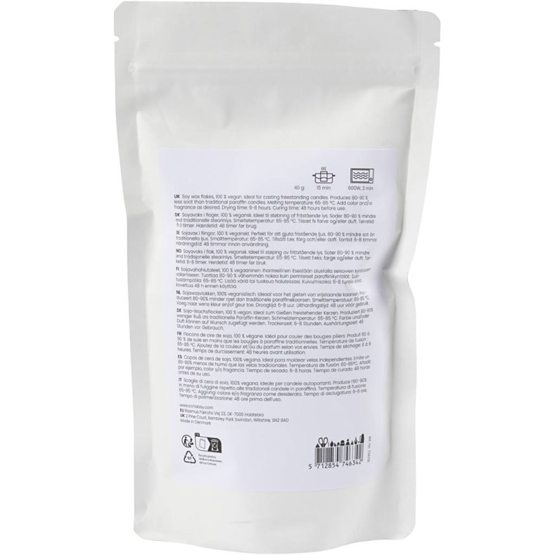 Soyavoks, Til fritst&aring;ende lys, creme, 250 g/ 1 pk.