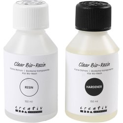Klar Bio-Resin, klar, 2x150 ml/ 1 pk.