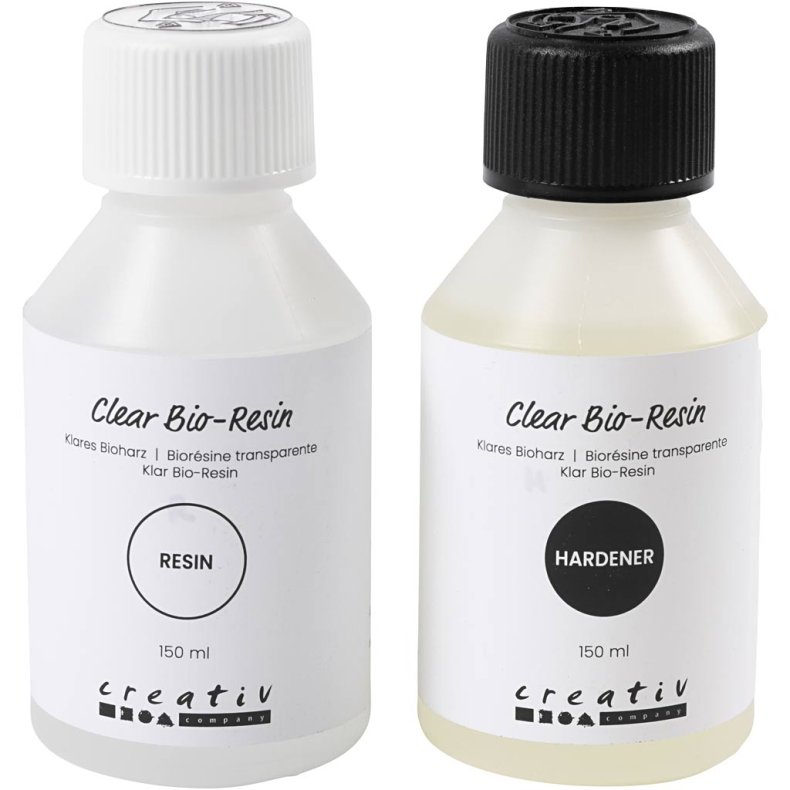 Klar Bio-Resin, klar, 2x150 ml/ 1 pk.