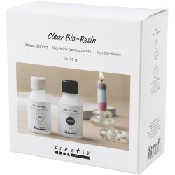 Klar Bio-Resin, klar, 2x150 ml/ 1 pk.