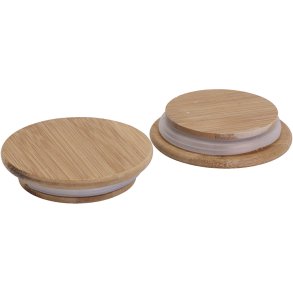 Trælåg med gummiring, diam. 9 cm, 12 stk./ 1 pk.