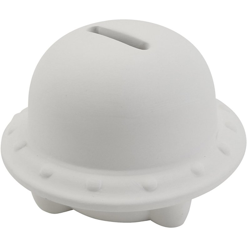 Spareb&oslash;sse, Ufo, str. 9x9x8 cm, 6 stk./ 1 pk.