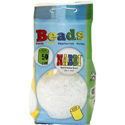 R&oslash;rperler, str. 5x5 mm, hulstr. 2,5 mm, medium, klar transparent (32264), 1100 stk./ 1 pk.