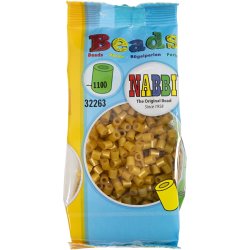 R&oslash;rperler, str. 5x5 mm, hulstr. 2,5 mm, medium, guld (32263), 1100 stk./ 1 pk.