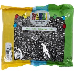 R&oslash;rperler, str. 5x5 mm, hulstr. 2,5 mm, medium, s&oslash;lv (32262), 6000 stk./ 1 pk.