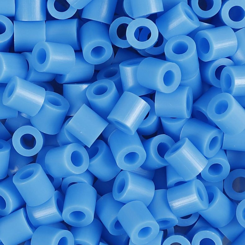 R&oslash;rperler, str. 5x5 mm, hulstr. 2,5 mm, medium, bl&aring; (32238), 6000 stk./ 1 pk.