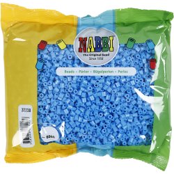 R&oslash;rperler, str. 5x5 mm, hulstr. 2,5 mm, medium, bl&aring; (32238), 6000 stk./ 1 pk.