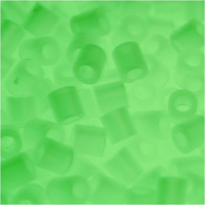 R&oslash;rperler, str. 5x5 mm, hulstr. 2,5 mm, medium, selvlysende, 6000 ass./ 1 pk.