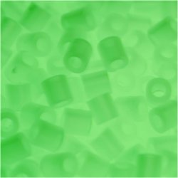 R&oslash;rperler, str. 5x5 mm, hulstr. 2,5 mm, medium, selvlysende, 1100 stk./ 1 pk.