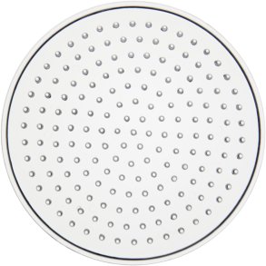 Perleplade, lille rund, diam. 8,5 cm, medium, klar, 1 stk.