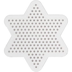 Perleplade, lille stjerne, diam. 10 cm, medium, 10 stk./ 1 pk.