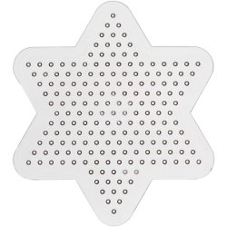 Perleplade, lille stjerne, diam. 10 cm, medium, 10 stk./ 1 pk.