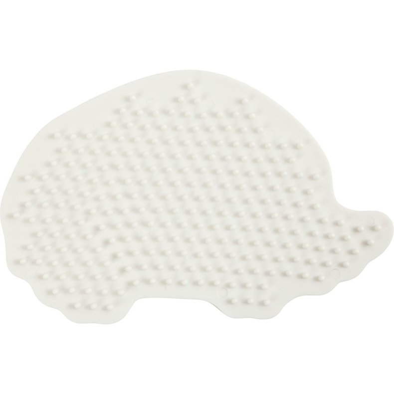 Perleplade, pindsvin, str. 10 cm, medium, 1 stk.