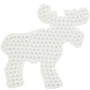 Perleplade, elg, str. 11 cm, medium, 1 stk.