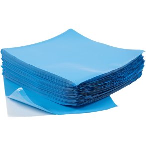 Selvklæbende ark, str. 15x15 cm, medium, klar, transparent, 160 ark/ 1 pk.