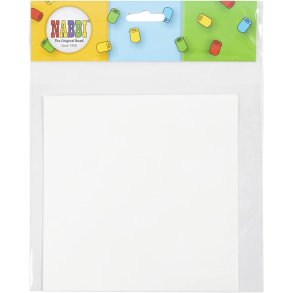 Strygeark, str. 16x16 cm, klar, transparent, 8 ark/ 1 pk.