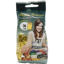 PhotoPearls, str. 5x5 mm, hulstr. 2,5 mm, medium, oliven (30), 1100 stk./ 1 pk.