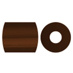PhotoPearls, str. 5x5 mm, hulstr. 2,5 mm, medium, m&oslash;rk brun (2), 1100 stk./ 1 pk.