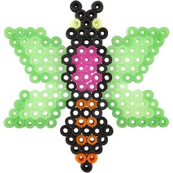 Perleplade, oval, hjerte, sekskant, cirkel, firkant, stjerne, str. 7x7,5-10,5x9,5 cm, medium, 6 stk./ 1 pk.