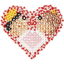 Perleplade, oval, hjerte, sekskant, cirkel, firkant, stjerne, str. 7x7,5-10,5x9,5 cm, medium, 6 stk./ 1 pk.