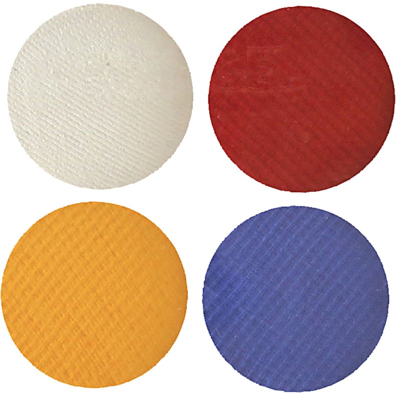 Eulenspiegel Ansigtsmaling - sminkes&aelig;t, klovn, ass. farver, 1 s&aelig;t