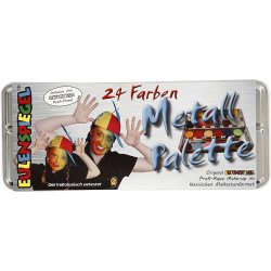 Eulenspiegel Ansigtsmaling, ass. farver, 24 frv./ 1 s&aelig;t