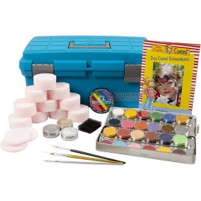 Eulenspiegel Ansigtsmaling - sminkesæt, ass. farver, 1 sæt