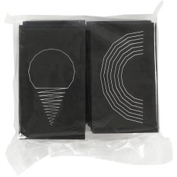 String Art Plader, str. 20x12 cm, tykkelse 10 mm, sort, 16 stk./ 1 pk.