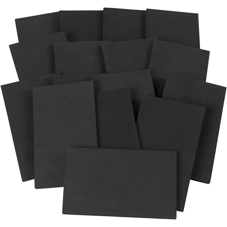 String Art Plader, str. 20x12 cm, tykkelse 10 mm, sort, 16 stk./ 1 pk.