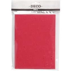 Mosgummi, ark 15x21 cm, str. 2-2,3 cm, tykkelse 2 mm, ass. farver, 5 ark/ 1 pk.