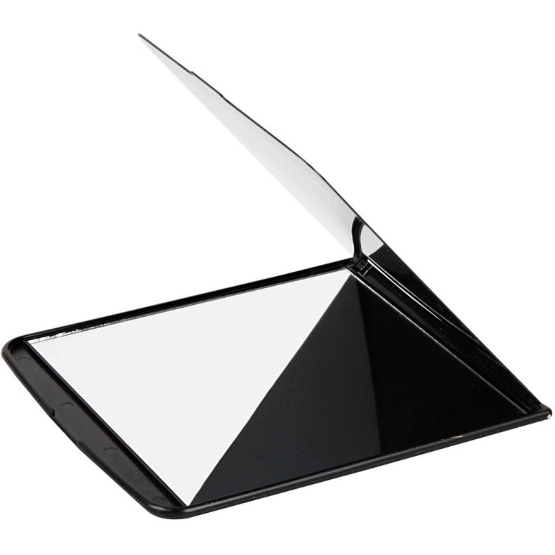 Spejl, H: 18 cm, B: 16 cm, 1 stk.