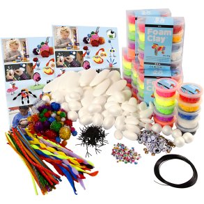 Gruppe DIY Kit Foam Clay® Figurer, 1 pk.