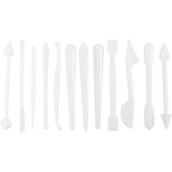 Modell&eacute;rpinde, str. 12,7-14,3 cm, hvid, 12 stk./ 1 pk.