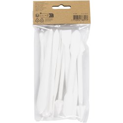 Modell&eacute;rpinde, str. 12,7-14,3 cm, hvid, 12 stk./ 1 pk.
