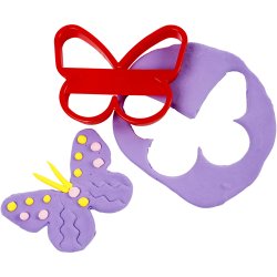 Modelleringsv&aelig;rkt&oslash;j og udstiksforme, str. 3,5x3,5-7x9 cm, ass. farver, 15 stk./ 1 pk.