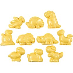 Sandforme, dinosaurus, str. 4,5-6 cm, 10 stk./ 1 pk.