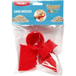 Sandforme, ridderborg, str. 5,5-8,5 cm, 4 stk./ 1 pk.