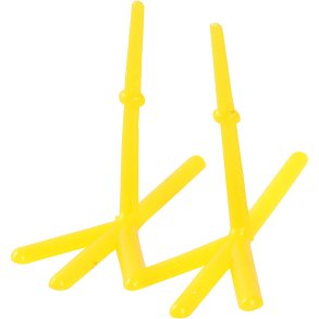 Kyllingefødder, H: 28 mm, L: 37 mm, gul, 50 stk./ 1 pk.